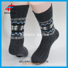 2015 new arrival Snow design men casual knitting Winter Sock